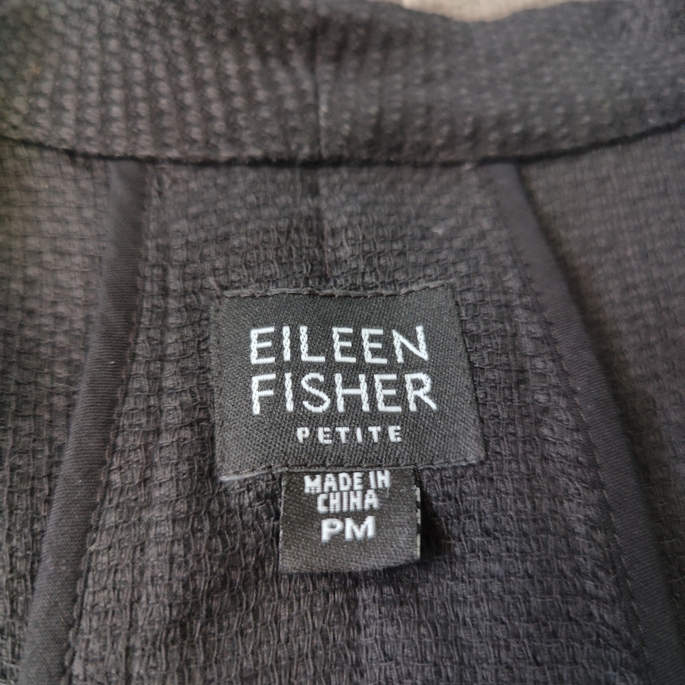 Eileen Fisher Linen Jacket - Picture 2 of 6